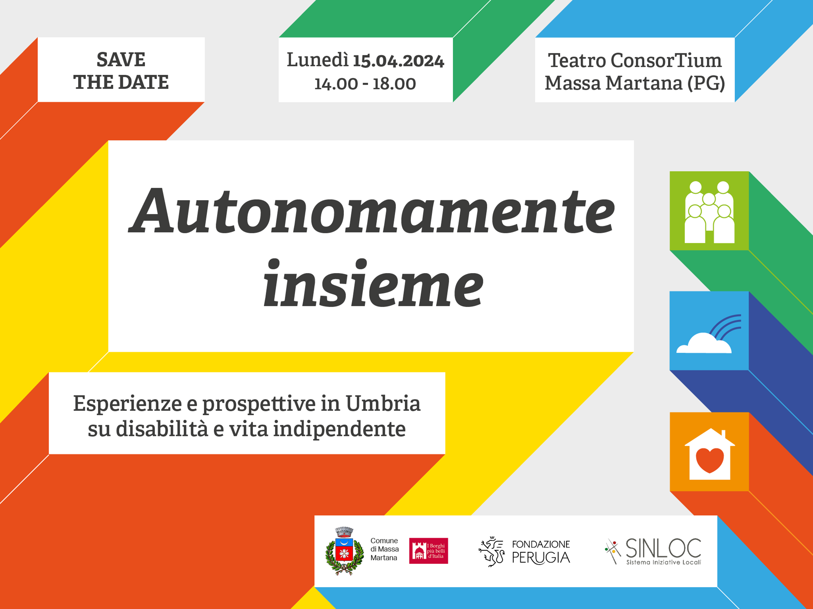 “AUTONOMAMENTE INSIEME”, UN EVENTO SU DISABILITÁ E VITA INDIPENDENTE