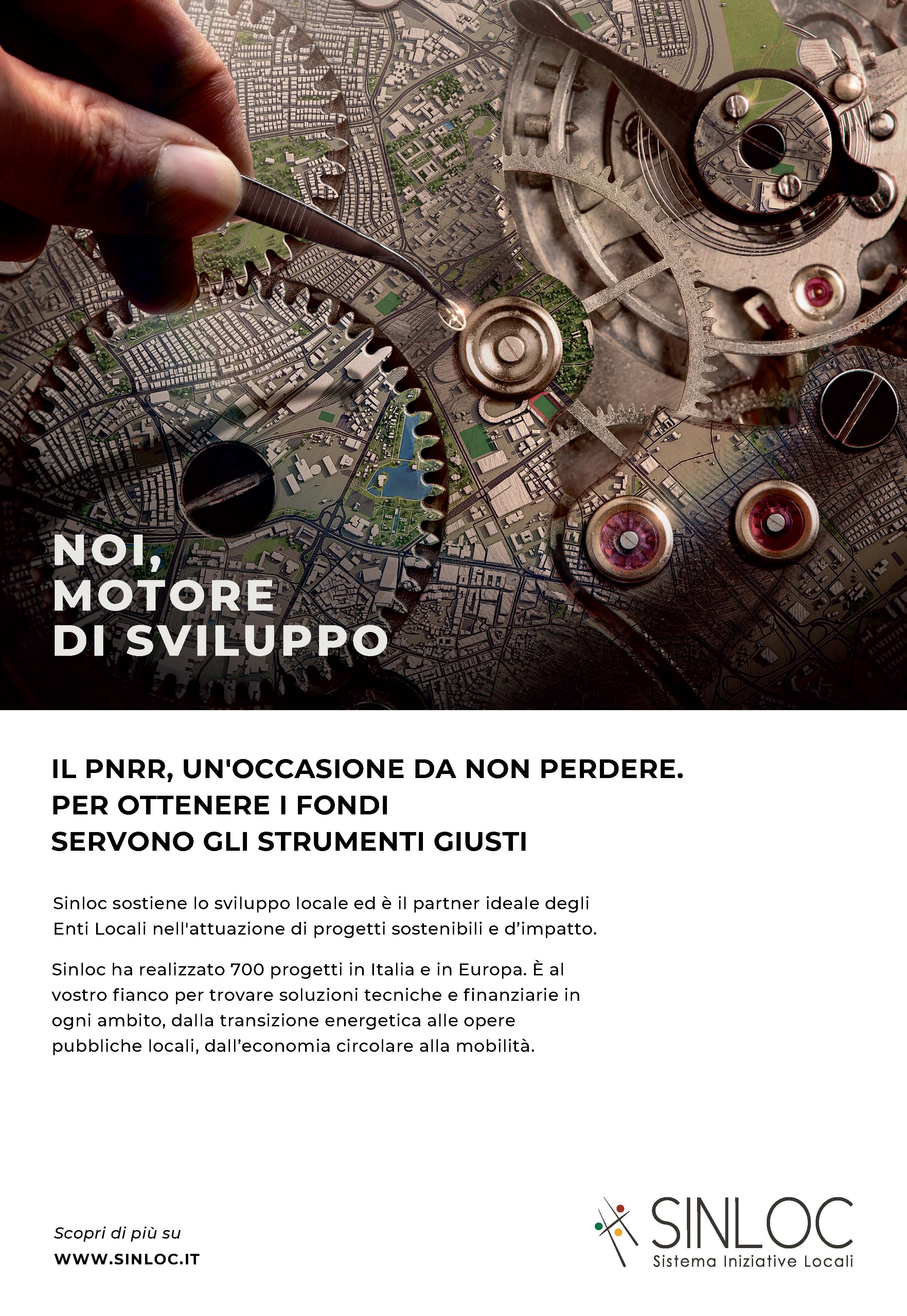 NOI, MOTORE DI SVILUPPO: LA NUOVA CAMPAGNA PUBBLICITARIA SINLOC