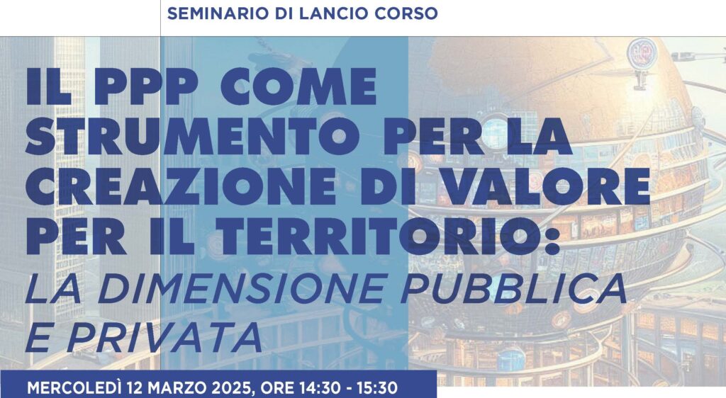Locandina - ISTAO e Sinloc lanciano la terza edizione del percorso formativo su PPP