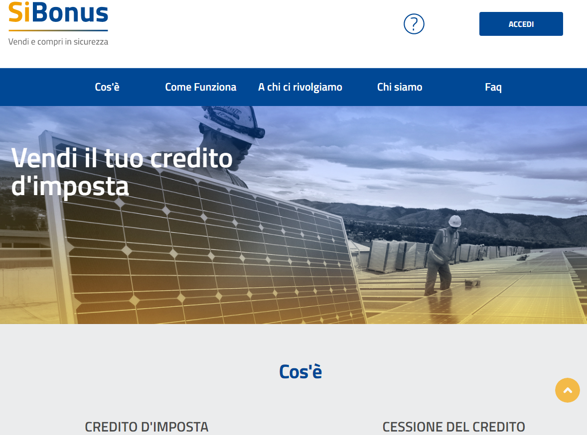 CREDITI D’IMPOSTA: INFOCAMERE E SINLOC INSIEME CON SIBONUS