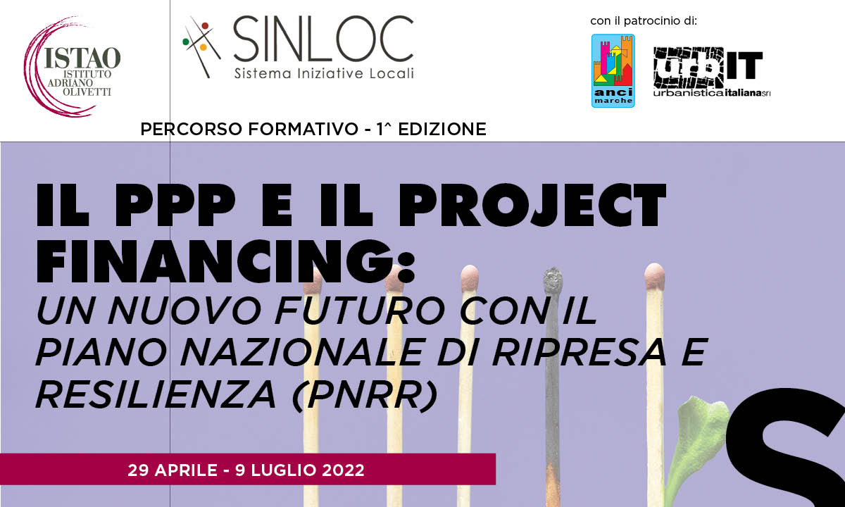 SINLOC E ISTAO LANCIANO IL CORSO “IL PPP E IL PROJECT FINANCING”